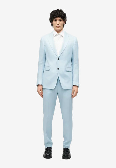 Justin Linen Suit - Heather