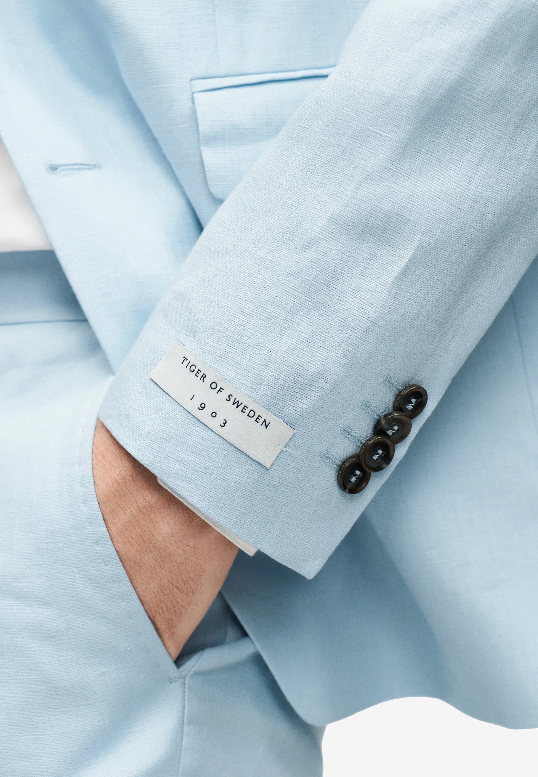 Justin Linen Suit - Heather