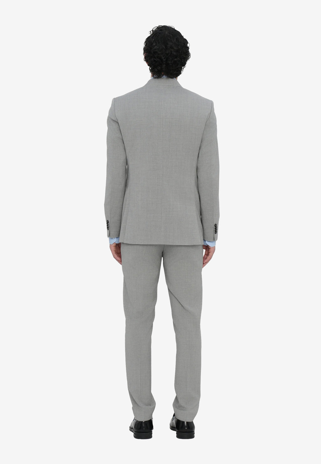 Justin Wool Travel Suit - Med Grey Mel