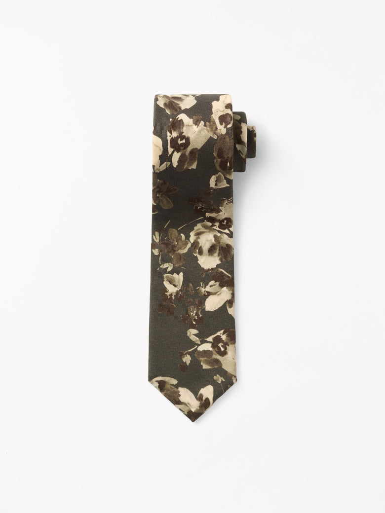 Septa Flower Print Tie - Print