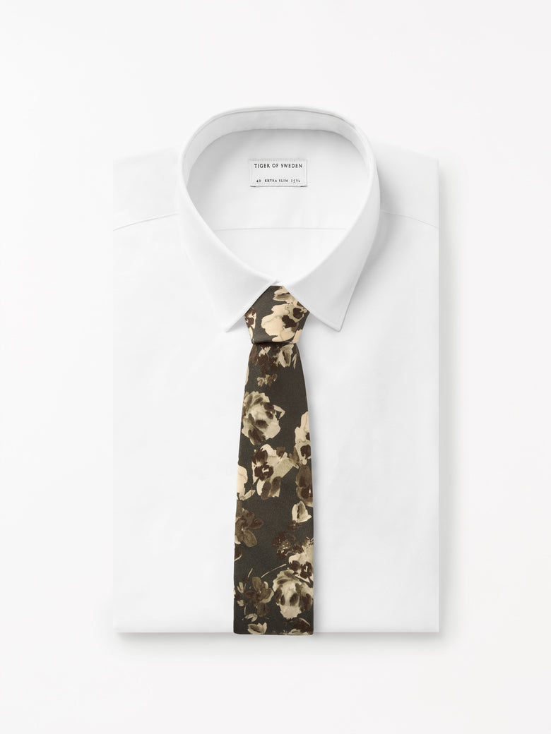 Septa Flower Print Tie - Print