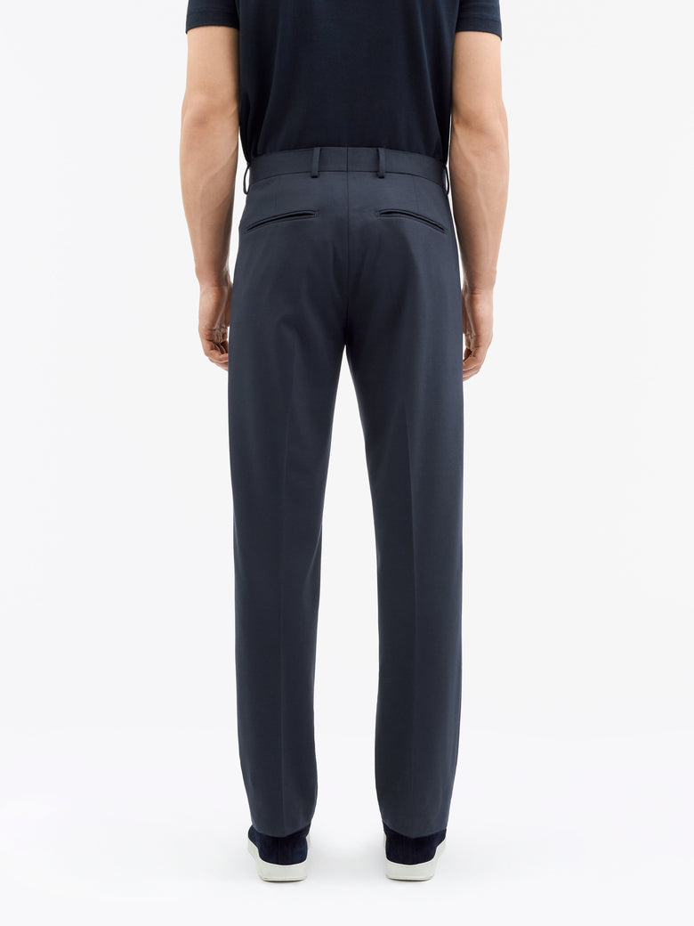 Tense Brushed Jersey Trousers - Light Ink