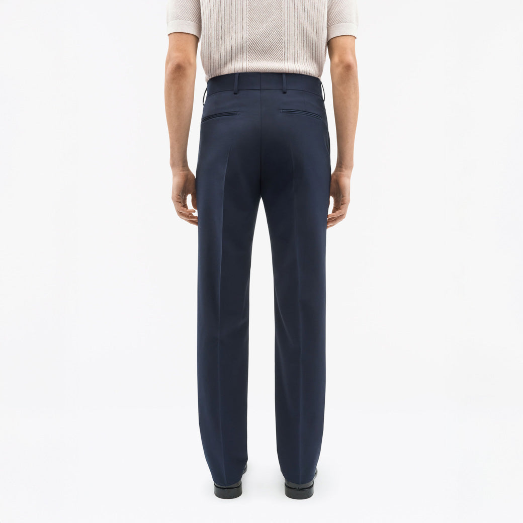 Tenser Tailored Straight-Leg Trousers - Light Ink