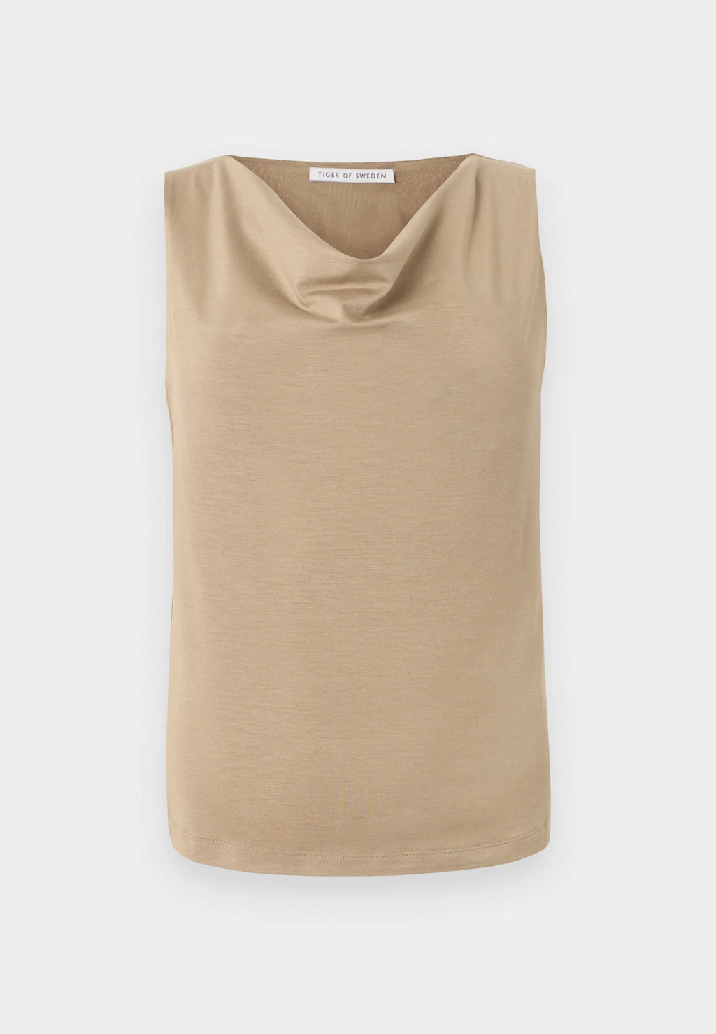 Elois Cowl-Neck Top - Artichoke Grey